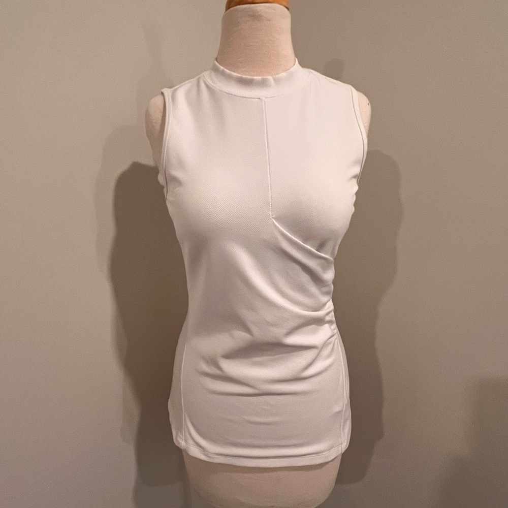 Athleta White Sleeveless Top